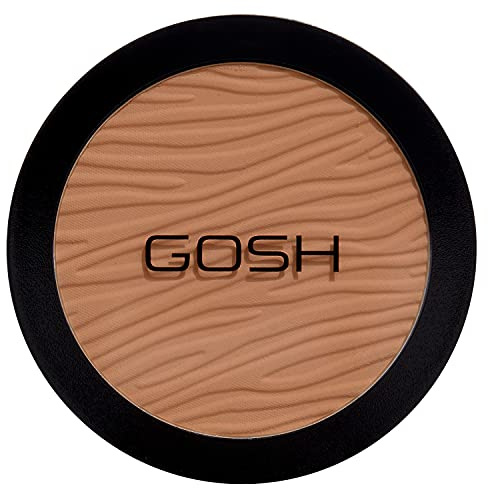 GOSH Dextreme High Coverage Powder I Vegan Powder for All Skin Types I Matting & Long-Lasting for a Flawless Complexion I No Mask Effect I Conceals Impurities I 008 Golden
