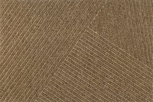 DUNE Stripes Taupe 60x90cm, innen und außen, waschbar