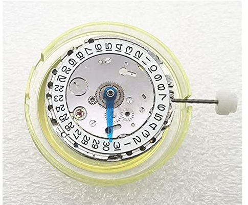 WANGMUMU Kompatibel for Dg Mingzhu 5833 (3804) mittlere Greenwich-Zeit Datum Automatische mechanische Bewegung Parnis Fit Mens Watch Going