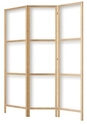 framed concept - Paravent Raumteiler aus Holz 135x172 cm, 3-teilig, einseitig, im orientalischen Stil