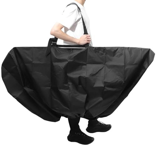 BULLSPANN Borsa per il Trasporto della Bicicletta, Borsa per Bici, Copertura Protettiva per Bici da Strada con Borsa Portaoggetti, Borsa Impermeabile per Biciclette, 66.14 L X 22.83 W,Nero