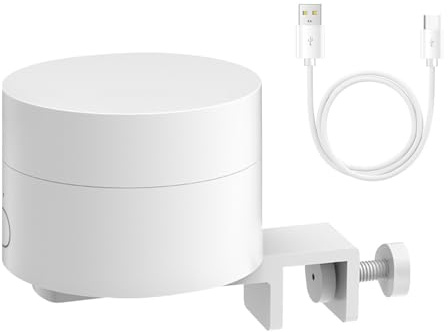 Mangiatoia Automatico Acquario, Distributore Cibo per Pesci USB con Timer e Controllo App, Doppie Porte Dispenser Mangime in Pellet per Piccoli Acquari