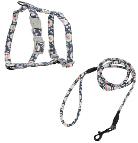 MINAOLULUS Corda Tuo Confortevole Passeggiate e Animale Domestico per Pettorina di Traspirante e Leggero, Design Creativo Cane