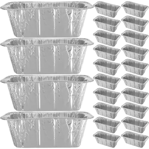 ROMISBABA Bandejas de Aluminio para Parrilla 30 Unidades Resistentes y Confiables Capacidad 800 Ml para Uso en Cocina y Barbacoa al Aire Libre