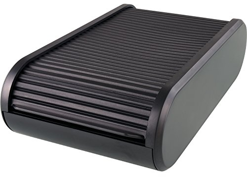 helit H6218095 - Visitenkartenbox für ca. 300 Visitenkarten, schwarz