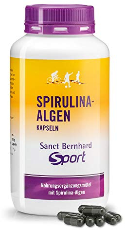 Sanct Bernhard Sport Spirulina-Algen-Kapseln 360 Kapseln