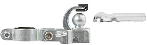 VENTURA Attelage de remorque de vélo revêtu de Zinc, 640071, Argenté.