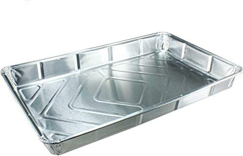 Delipak (Pack of 50) Foil Baking trays large tray bake containers aluminium disposable dishes 12 x 8