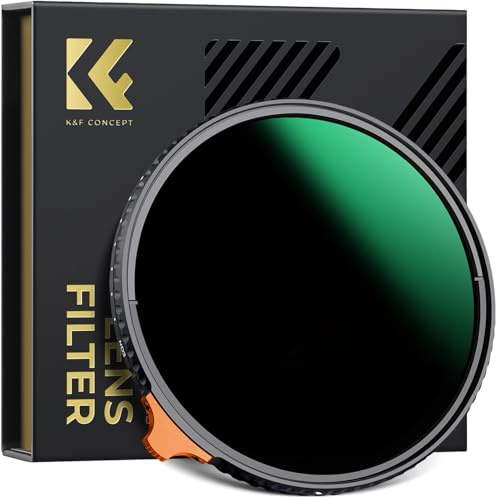K&F CONCEPT Nano X-Serie Variabler ND Filter ND3-ND1000 Graufilter 55mm(1.5-10 Blendenstufen)