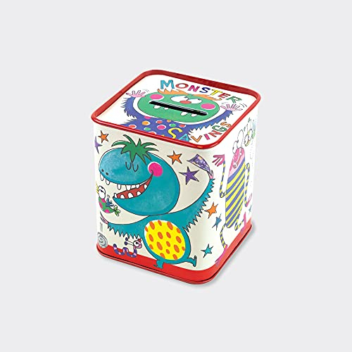 Rachel Ellen Monster Savings Tin Money Box