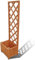 ZEYUAN Jardinière en Treillis 40 x 30 x 135 cm,Jardinières,Jardinieres Exterieur,Bac Jardiniere,Bac à Fleurs Extérieur,Jardinieres Balcon