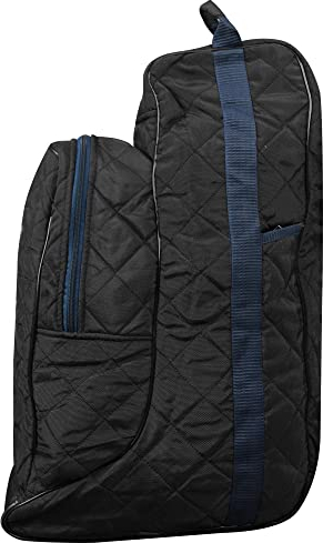 Horses Stiefeltasche und Kappe Quazar Schwarz Full, hochwertige Stiefeltasche, Schutz und Reparatur für Stiefel und Helm, weiches Innenmaterial, Reißverschluss