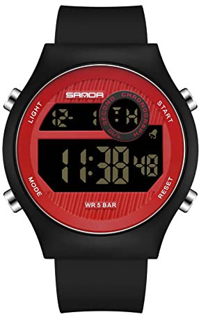 RORIOS Montre Digitale Homme Outdoor Sport Montres Numerique Montre avec Alarme Multifonction Étanche Montres pour Homme