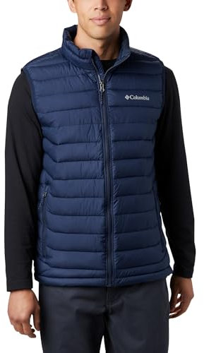 Columbia Powder Lite 2 Vest, Chaleco Acolchado Hombre, Collegiate Navy, M