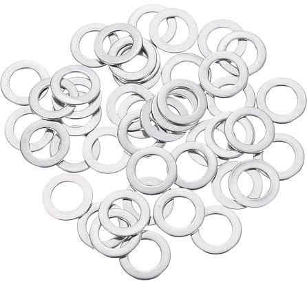 QUARKZMAN 100 rondelle M8, 8 x 14 x 0,8 mm, spesse, in acciaio inox 304, distanziatori piatti per viti, bulloni, automobili, macchinari industriali