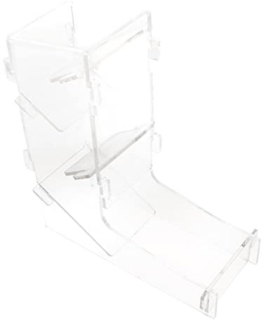 ibasenice Torre Dei Dadi Trasparente Resistente All’usura in Acrilico, Accessorio Portatile Per Giochi Da Tavolo, Per Appassionati e Famiglie, Compatta e Leggera Per Lancio Preciso Dei Dadi