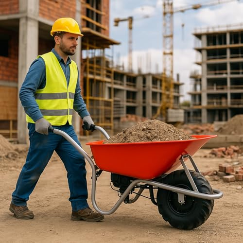 HECHT elektrische Schubkarre 80 L – 260 kg Motorschubkarre