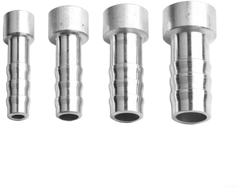 Raccordo a saldare CA in alluminio, giunto saldato per tubi dell'aria condizionata automobilistica, compatibile con tubi A/C da 8 mm/10 mm/13 mm/15 mm