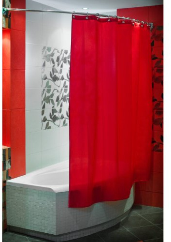 Arco de aluminio 90 x 90 cm Barra Cortina de ducha barra ovalado cromo ovalado Barra Cortina de ducha. arched Rod.