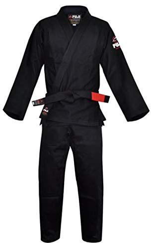 FUJI- Kid's BJJ Uniform, BJJ Gi with Belt, Cotton-Blend BJJ Gi for Kids