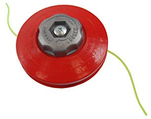 Greenstar 4111 Tête pro 2 fils Nylon à bouton Métal Tecomec avec adaptateur M8 x 1,25 FG