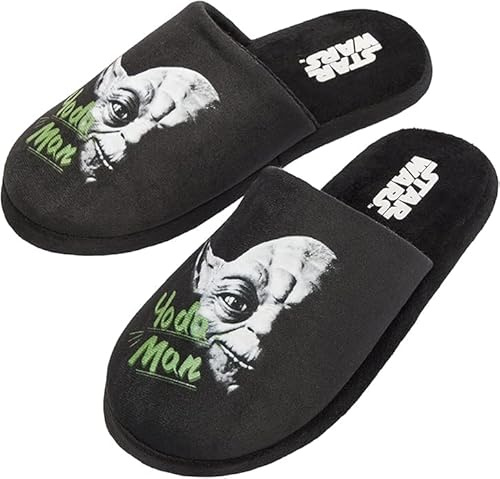 Yoda, Star Wars Mule Slip On pour homme, noir 9 UK 43 EU