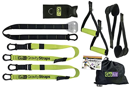 GoFit GoGravity Gym Ultimate Body Weight Trainer, Black (GF-GSN)