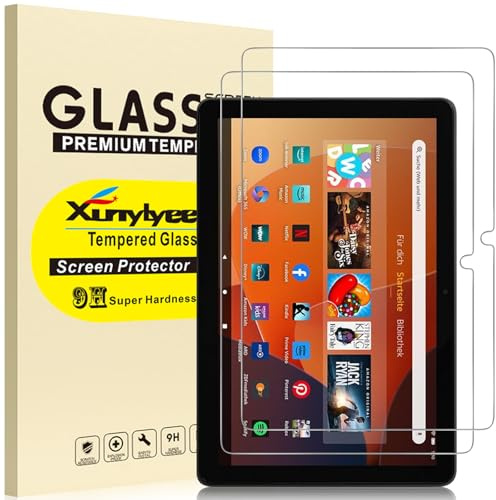 XunyLyee 2 Pack, Screen Protector for 10 Plus/ 10 Kids/ 10 Kids Pro Tablet 10.1 inch 2023/2021 Tempered Glass Film [238.4 * 157.1mm/ 9.39 * 6.19 inch]