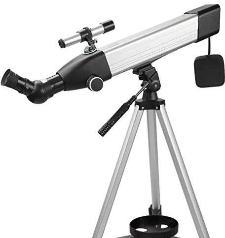 Astronomiskt teleskop barn stjärnskådande högt teleskop för barn vuxna astronomiskt teleskop med stativ, (färg: Ett paket) WOWCSXWC