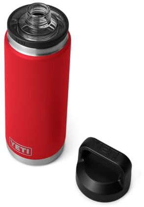 YETI Rambler Flasche Mit Chug-Verschluss, Rescue Red, 26 oz (769 ml)