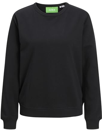 Jxmadi Reg Ls Crew Swt Noos, svart, M