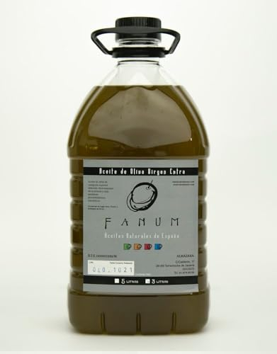 Aceite de Oliva Virgen Extra FANUM - Garrafa 3L - Sin Filtrar