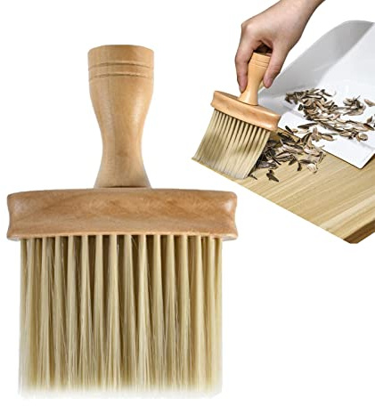 Brosse de nettoyage de clavier en bois antistatique pour claviers de PC et d'ordinateurs portables – Brosse douce pour dépoussiérer et nettoyer les fentes et crevasses du clavier.