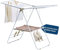 EW24 Premium Wäscheständer Faltbar - 18 Meter Trockenfläche - inkl. 4 Schutrocknerhalter und Wäschenetz für empfindliche Wäsche - 𝐀𝐧𝐭𝐢-𝐅𝐥𝐞𝐜𝐤-𝐓𝐞𝐜𝐡𝐧𝐨𝐥𝐨𝐠𝐢𝐞 - XXL Stangen - rutschfest