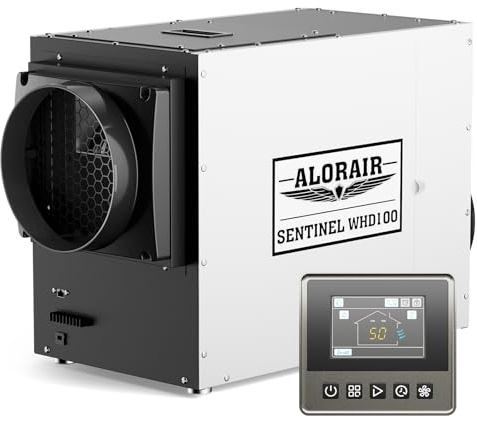 ALORAIR Whole House Dehumidifier, 90 PPD Commercial Grade Whole Home Dehumidifiers for Garages, Water Damage Restoration, 2300 Sq.Ft dehumidifiers for Crawl Space
