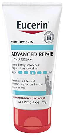 Eucerin, Advanced Repair Hand Creme, Fragrance Free, 2.7 oz (78 g)