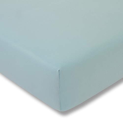 ESTELLA Spannbetttuch Feinjersey | Azur