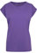 Build Your Brand By021-ladies Extended Shoulder Tee, Maglietta Donna, Viola (Ultraviolet), L