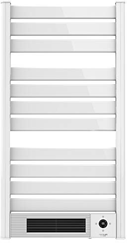 Cecotec Radiador Toallero Eléctrico Bajo Consumo Ready Warm 9770 Ceramic Towel White. Calefactor Cerámico Incorporado, 2000 W, Pantalla LED, Mando a Distancia, Temporizador, IPX4