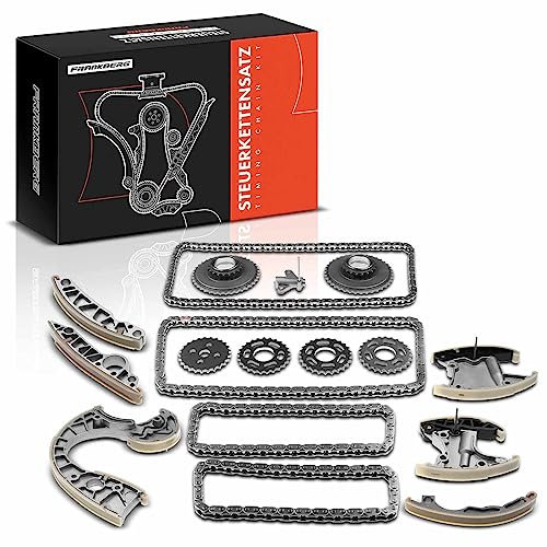 Steuerkettensatz Steuerkette für A4 8EC 8ED 8H7 A6 4F2 4FH 4F5 A8 4E Q7 4LB Phaeton 3D T-o-u-a-r-e-g 7L 2.7L 3.0L Diesel 2008-2016 079109229D