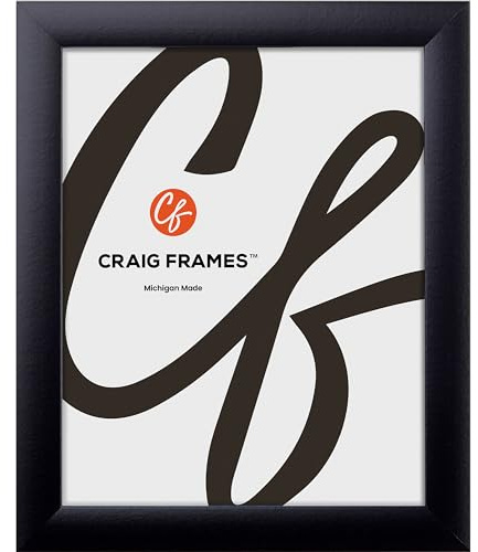 Craig Frames 19.25x26.75 Puzzle Frame – Contemporary Black, 1-Inch Wide, Horizontal or Vertical Wall Mount for Completed Jigsaws