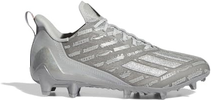 Adidas Adizero Cleats Mens Shoes Size 12, Color: Grey Two/Silver Metallic/Grey Two