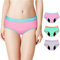 TrueEase Bragas Menstruales para Niña, Ropa Interior Menstrual de Algodón Mujer, Bragas Menstruales Mujer para Niña Pack de 3, M