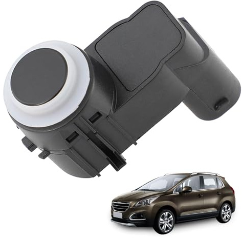 GVSS Radar de ReculVoiture 9677782977 9677783277, Capteur Stationnement PDC Compatible avec Peugeot 3008 5008,Radar de Recul sans Fil pour Citroen C3 DS3,Radar de Recul sans Fil sans Percage