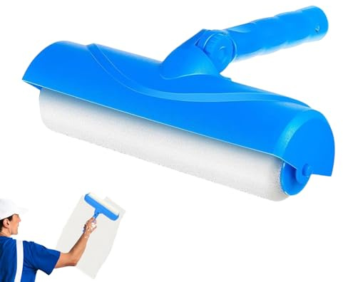 Set di pennelli a rullo per vernice, anti-schizzi, 25,4 x 24,9 cm, strumento manuale per rivestimento liscio, decorazione di porte di mobili, kit di miglioramento della casa, per pareti di armadi