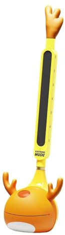 Folpus Instrument de musique électronique portable, synthétiseur de musique pour adultes, Jaune