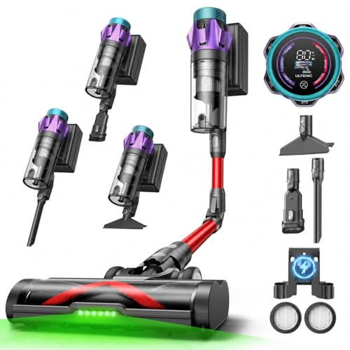 Ultenic U18Pro Aspiradora sin Cable 55Kpa/80Mins, Sistema Multiciclón