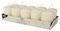 Papstar 17912 - Pack de 10 velas, 90/40 mm