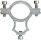 TechniSat LNB-Halteschelle SATMAN – LNC Halteschelle für AZ/EL-Halterung SATMAN (Aluminium, passend für 40mm LNB) silber