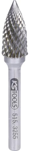KS Tools 515.3255 HM spetsbåge-frässtift form G, 12mm